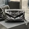 2Size Loulou Puffer Bag Messenger Womens Man Lou Tourse Skóra skórzana hobo projektant luksusowa torebka TOTE metal y litery krzyżowe worki na body