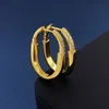 top quality dupe brand lock hoop earrings for women small size