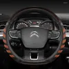 Steering Wheel Covers Carbon Fiber Cover For Berlingo Multispace XTR 2023 Cowhide Auto Accessories