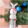 Ballpoint Pens Wholesale Cartoon Colorf Pen Santa Claus Xmas Tree Deer Ballpoint Merry Christmas Gifts Stationery Writing Tool Office Dho4W