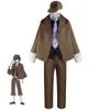 Bungo Stray Dogs Chuya Nakahara Dazai Osamu Akiko Yosano Butterfly Cosplay Male Men Girls Woman Uniform Costume Anime Clothes cosplay