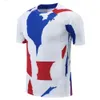 Qqq8 22 2023 French Fra Nce Tracksuit Soccer Jerseys Benzema Mbappe Equipe 22/23 Football Training Suit Short Sleeves Chandal De Futbol