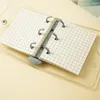 Creative Cute Transparent 3 Ring Mini Loose-Leaf Hand Book Student Portable Notebook Binder Kawaii School Supplies