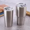 Botellas de agua 30 oz de acero inoxidable de doble pared con aislamiento al vacío taza de café vaso al aire libre ideal para bebidas de hielo taza