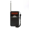 Baijiali am SW FM Radio Portable Pocket Radio Teleskopowa Antena Mini Radio Music Player Wbudowany głośnik litowy bateria do domu na zewnątrz