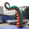 Tentacule de poulpe gonflable de 3 à 7 mètres de haut, Tube de calmar violet, jouet océan, accessoire décoratif de construction avec souffleur, livraison gratuite