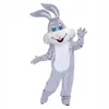 High quality Cute Rabbit Mascot Costume Carnival Unisex Outfit Adults Size Halloween Christmas Birthday Party Outdoor Dress Up Promotional Props