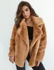 Fourrure femme Fausse fourrure manteaux en peluche femmes fourrure d'agneau épaissir automne chaud à manches longues femmes vestes pardessus vêtements d'extérieur Faux Fur Coats For Women 231102