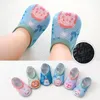 Chaussettes 1 paire dessin animé bébé bateau Sockd mignon Animal anti-dérapant maille infantile fille garçon enfant en bas âge poignée pantoufles enfants Warking étage