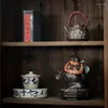 Чайные домашние животные, украшение для домашних животных, изысканная керамика, креативный Чжаокайский дракон, который может поднять Цилинь, игровой стол, набор аксессуаров Чжун Куй