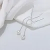 Серьги-грибы Icnway Natural White 7-8 мм круглый Akoya Freshwater Pearl S925 Серебряная золотая оптом