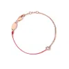 B01-001E Red Thread Redline armband Kvinnor Plum Flower Black Rope Bandles för julklapp F1201248V