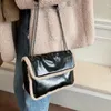 Sacos de noite fora da temporada bolsa moda pu couro sherpa lã mensageiro retro ombro para mulheres portátil casual senhoras designer