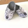 Pantoufles Tête de loup Pantoufle d'intérieur pour hommes hiver maison peluche homme chaussures diapositives 3D conception amusante Husky mâle coton grande taille 45 231101