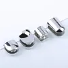 Badtillbehör Set 5-12mm Badrumsspegel Glas Hinger Fixat Accessorie Advertising Plate Clamp Clip Fitting