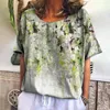 Women's T Shirts 3d Floral Print Tee Summer Fashion Women's T-shirt Large Size Tops Woman Clothing Everyday Female Loose Short Sleeve