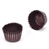 Bakeware Tools 500st tjockare muffin muffin papper koppar liner kakedekoration party magasin mögel kök tillbehör