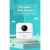 Portable Mini Printer Thermal Printers Bluetooth-compatible Pocket Size With Printing Paper For Phones Inkless