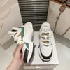 2023Designer Sneakers Luxury Women's Casual Shoes Top Quality Running Shoes Black White Pink Soft Silk Cowhide Fashion Märke Sneaker Model CL01