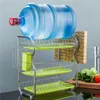 Küche Lagerung 2/3 Ebenen Abtropfgestell Rack Tasse Trocknen Regal Waschen Halter Korb Platte Schneiden Bord Messer Waschbecken Organizer