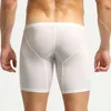 Underpants homens masculino bulge bolsa elevador hip shorts roupa de banho dos homens apertado boxer elástico cintura baixa roupa interior treinamento ginásio fitness