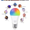 Tuya Wi -Fi / Zigbee Smart Bulb E27 LED 램프 Dimmable RGB CW Smart Light Bulbs With Alexa / Google Home Smart Life App Control