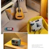 Doll House Accessories 3D Wooden Miniaturas Dollhouse Toys DIY Hut Study Room Kit Princess for Birthday Presents Decor 231102