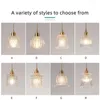 Pendant Lamps Nordic Minimalist Glass Lights Japanese LED Lamp For Dining Room Kitchen Bedside Home Decoration Hanging Light