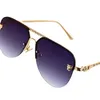30% OFF Luxury Designer New Men's and Women's Sunglasses 20% Off cut edge toad mirror thin UV-proof women