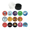 Toptan 5ml Mini Cam Balmumu Kavanoz Konsantresi Canlı Reçine Rosin Dab Jars Gün batımı Şeri