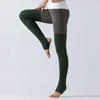 Women Socks 75CM Adult Ballet Dance Wool Yoga Warm Latin Lengthened Stepping Feet Over The Knee Pile Thigh High Sock