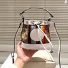 Fashion Designer bag New counter custom fabric hardware logo lining size 17X18cm mini bucket bag Hand-held crossbody bag