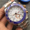 Herrens helautomatiska klocka 42 mm vattentät, yachtklocka Explorer Watch Designer Luxury Christmas Gift 904L Rostfritt stål