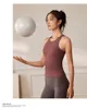 Lulus Gym Yoga Bra Chaleco en forma de I Crop Top Mujer Cuello redondo con hombros descubiertos Sexy Tank Tops Fitness Cami Casual Summer 56DU