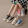 Dress Shoes Canvas High Platform Sneakers for Women 2023 Breathable Woman Tennis Casual Women's Scarpe Donna 231101