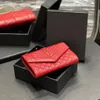 Borsa per carte con clip corta Chaopai Nuova borsa Portafoglio in pelle di vacchetta caviale Borsa piccola e raffinata Mini busta versatile