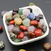 Decorative Figurines 1pcs Natural Stones And Crystals Carved Multicolor Heart Shaped Love Gemstone Room Decoration Diy For Necklace Healing