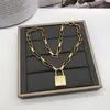 Bijoux de créateur, nouvelle lettre, chaîne de clavicule, collier, Bracelet féminin224G