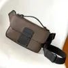 حقائب مصممة عالية الجودة 7A S Lock Sling M46245 Macassar New Man Mailman's Bag One Shoulder Messenger Bag Fashion Classic Luxury Custom Made Brand Bags حقيبة عادية