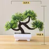 Decorative Flowers Room Table Artificial Plant Pine Bonsai Small Tree Pot Flower Decoration Home And Garden Flowe