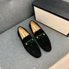 Q1 Italiaanse modeontwerper mannen casual handgemaakte lederen schoenen instappers zakelijke luxe rokkostuum mannen schoen Zapatos Mujer geschenken mannen 11