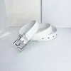 AA112 S Belts Classic Fashion Natual Eeedle Buckle Womens Mens Leather Belt Width 3.0cm مع صندوق أبيض