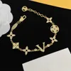 Luxury bracelets designer for women chain bracelet elegant Bracelet fashion womens letter jewelry 18K gold plated stainless steel wedding lovers gift Bracelets