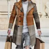 Mélanges de laine pour hommes Marque-Hommes Manteau Casual Hommes Manteau D'hiver 6 Couleurs Hommes Manteaux D'hiver Formel Mens Trench Coat Veste Plus La Taille S-3Xl Extérieur 231101