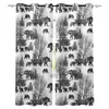 Curtain Birch Trees Nature Kids Room Living Kitchen Indoor Print Decor Window Treatment Panels With Grommets