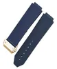 Bracciale per orologio con cinturino da 26 mm per BIG BANG CLASSIC FUSION fibbia pieghevole cinturino in gomma siliconica accessori catena9857439