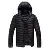 Hommes Down Parkas Veste légère Puffer Hommes Manteau à capuche en plumes Vestes rembourrées ultralégères Printemps Hiver Plus Taille 5XL 6XL 231101