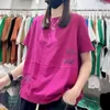 Kadın Tişörtleri% 98 Pamuklu Kadın Moda Tasarımı Yüksek End T-Shirt Sıradan Gevşek Büyük Boyutlu Mektup Baskılı Kısa Kollu Üstler Yaz Tshirt