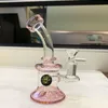 Hookahs Glass Bong Rury mocne mini bongs dab platformy małe pęcherzykowe zlewki recyklingowe zz