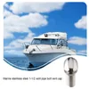 جميع عجلات التضاريس تصريف خرطوم المفصل Barb Baby Boat Supplies Stainless Steel Futhanship Fathantive Vent Vent Cap قابلة للاستبدال بتجهيزات تم استبدالها الجزء